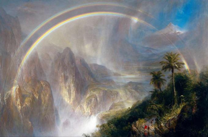 frederic edwin church temporada de lluvias en los trópicos