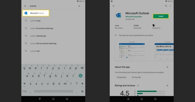 Instalar Outlook para Android