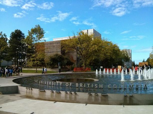 Campus de la UBC en Vancouver, BC