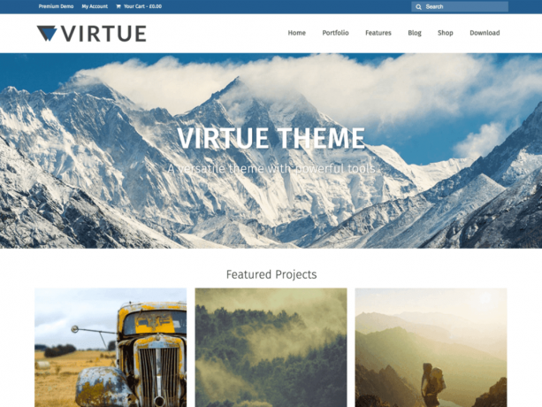 Tema de WordPress Virtue