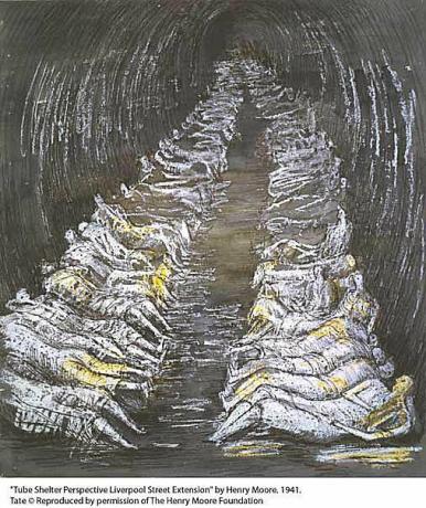 Pintura de guerra de Henry Moore