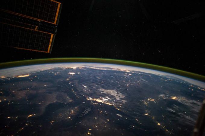 La atmósfera de la Tierra vista desde la ISS