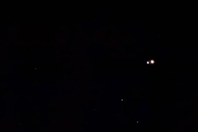 La doble estrella Albireo en Cygnus.