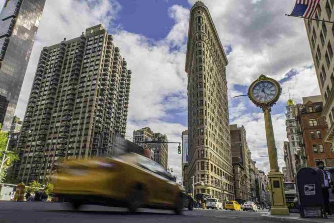 El edificio Flatiron en la ciudad de Nueva York