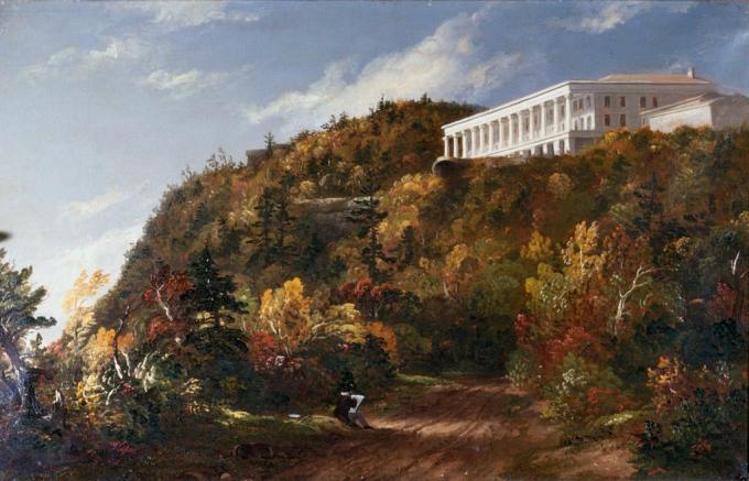 Catskill Mountain House por Thomas Cole