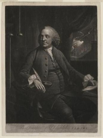 Benjamin Franklin de Filadelfia, 1763