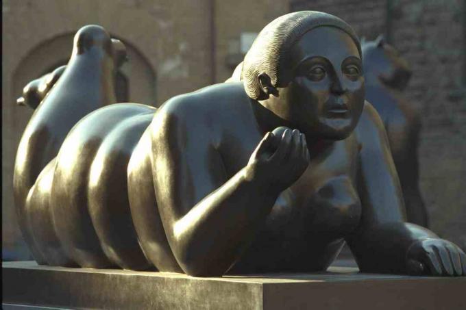 EL ESCULTOR COLOMBIANO FERNANDO BOTERO EN FLORENCIA