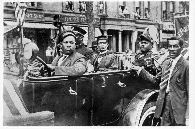 Marcus Garvey En Harlem