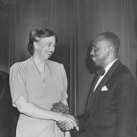 Howard Thurman y Eleanor Roosevelt, 1944