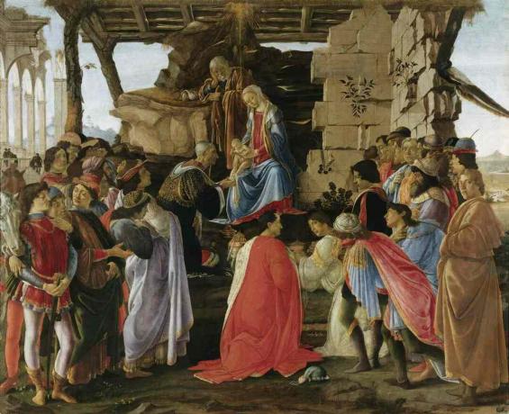 sandro botticelli adoración de los magos