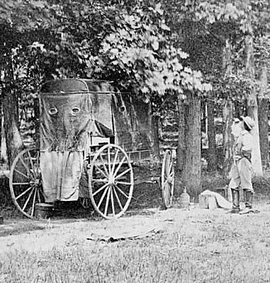 Carro del fotógrafo de la guerra civil