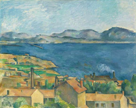 Cezanne Bahía de Marsella