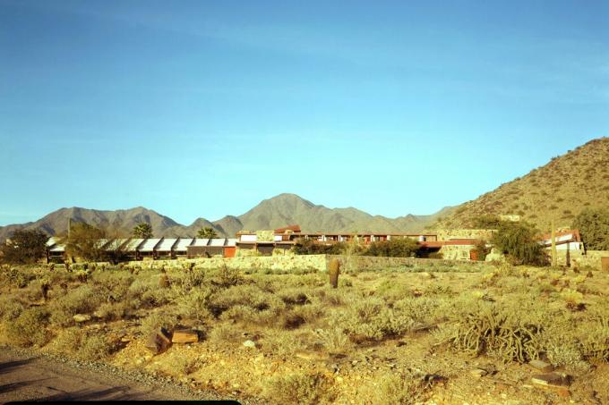 Taliesin West, la extensa arquitectura orgánica de Frank Lloyd Wright en Shea Road en Scottsdale, Arizona