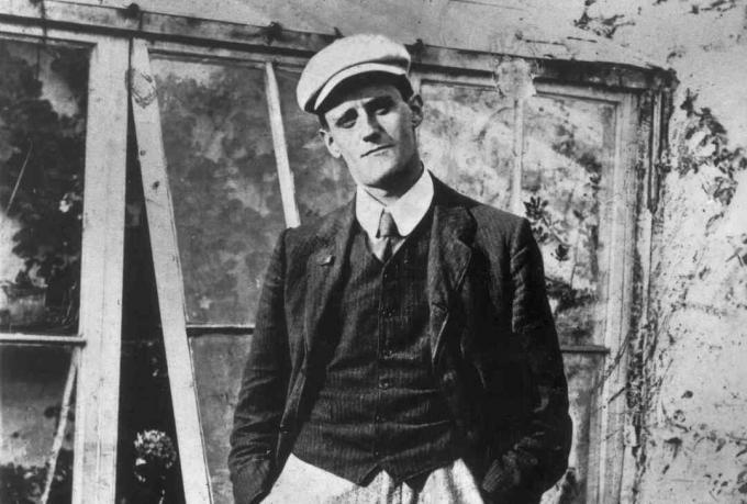 fotografía del joven James Joyce