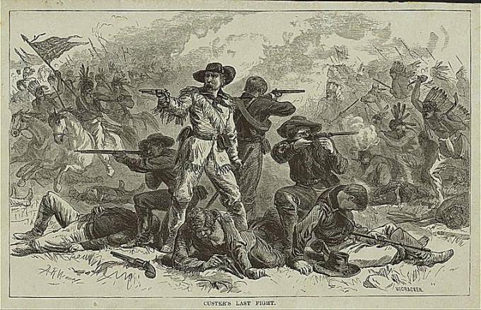 La última pelea de Custer