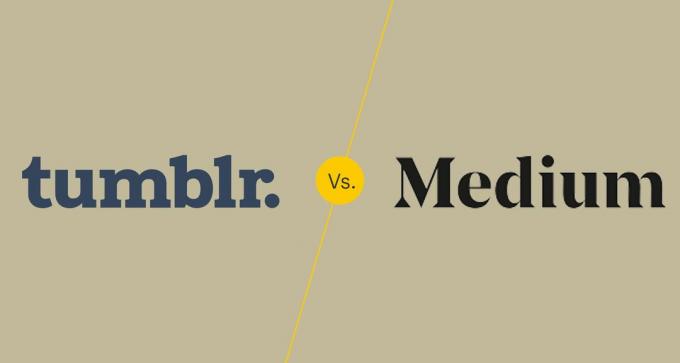 Tumblr vs Medio