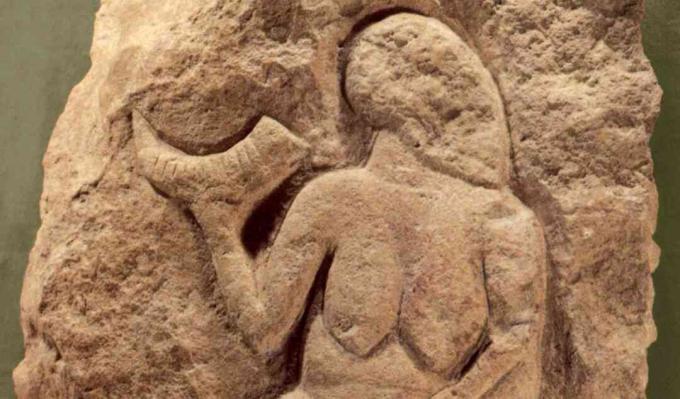 Laussel Venus, bajorrelieve del paleolítico superior, ca. 25,000 años