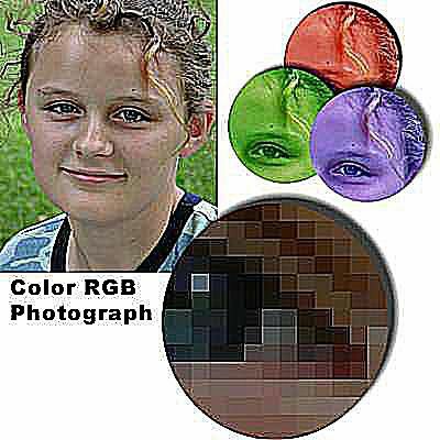 Las fotografías en color suelen estar en formato RGB