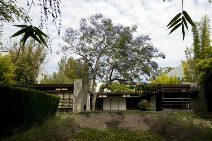 La casa Schindler de 1922 en Los Ángeles, California