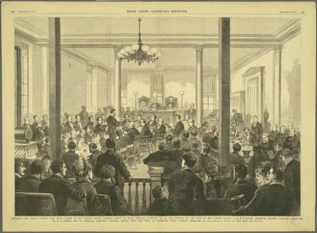 El juicio de Orville Babcock 1876