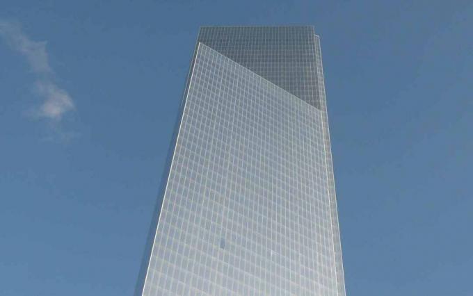 Four World Trade Center en el Bajo Manhattan, septiembre de 2013