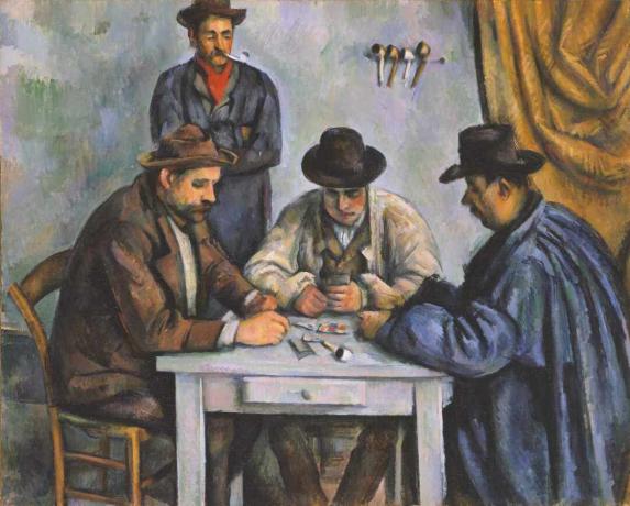 jugadores de cartas de cezanne