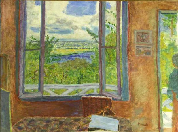 Pierre Bonnard ventana abierta hacia el Sena