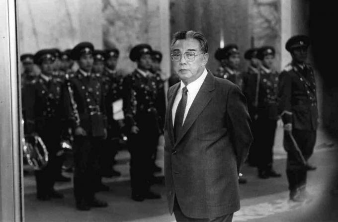 El líder norcoreano Kim Il Sung