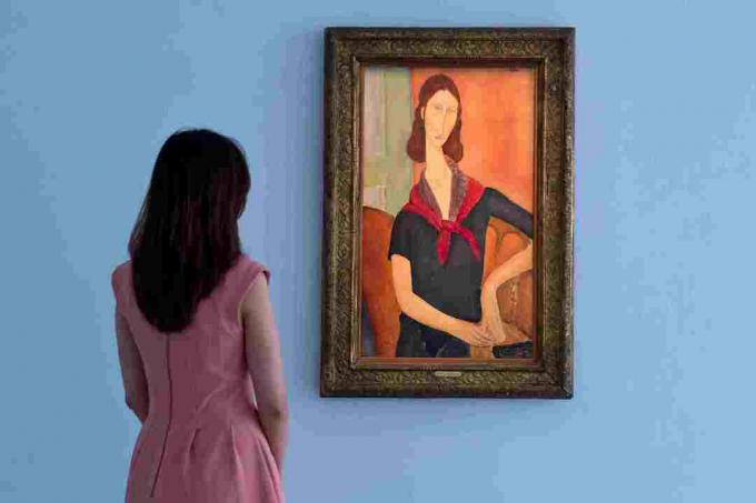 Retrato de Jeanne Hebuteme por Amadeo Modigliani