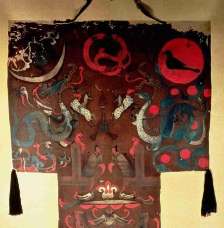 Estandarte fúnebre de Lady Dai, Mawangdui, dinastía Han