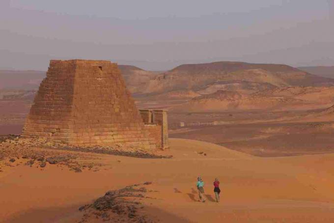Pirámide de Meroe del Reino Kushita