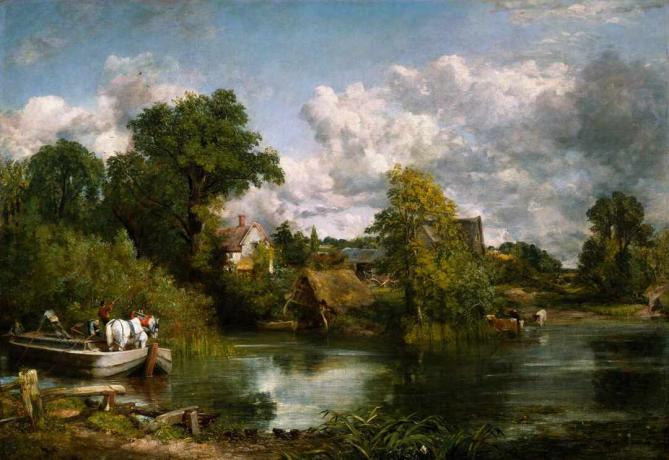 John Constable el caballo blanco